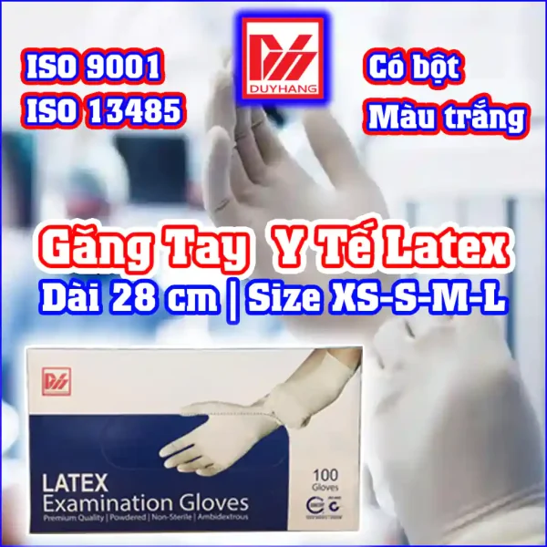 Găng tay y tế cổ dài Duy Hàng