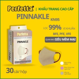 Khẩu Trang KN95 Màu Be Perfetta Pinakle