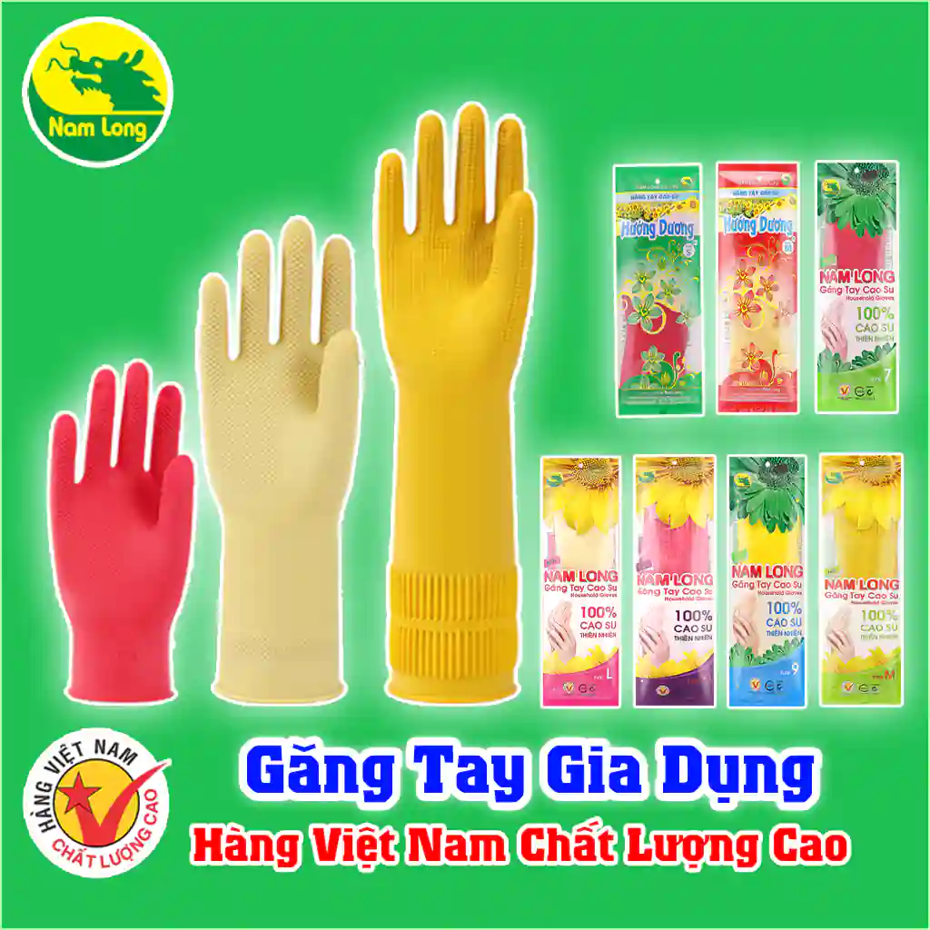 Găng Tay Cao Su Gia Dụng