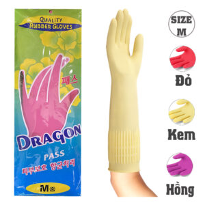 Găng tay cao su Dragon size M