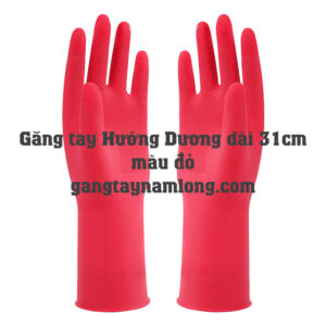 Găng tay cao su Hướng Dương size 8 đỏ