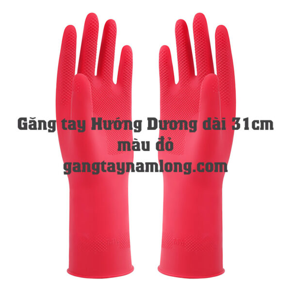 Găng tay cao su Hướng Dương size 8 đỏ